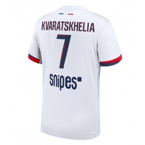 Paris Saint-Germain Khvicha Kvaratskhelia #7 Gostujuci Dres 2025-26 Kratak Rukavima